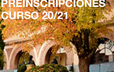 Preinscripción curso 20/21